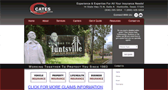 Desktop Screenshot of catesinsurance.com